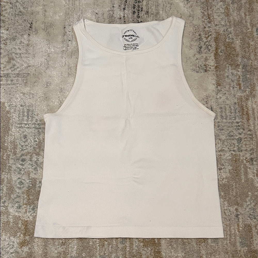 PrettyLittleThing Cream Tank Top